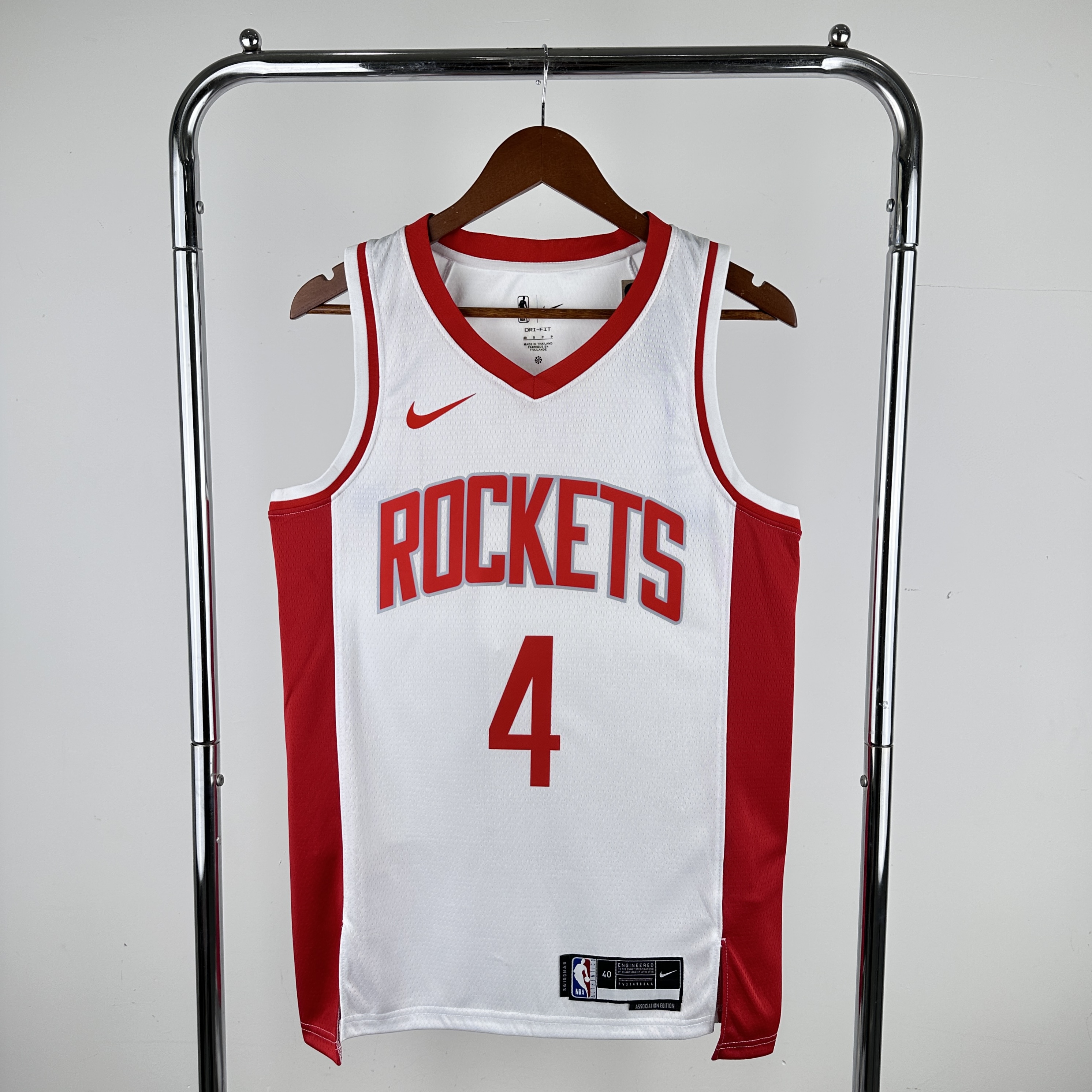 Men Houston Rockets #4 Green White Nike 2024 NBA Jersey->->NBA Jersey